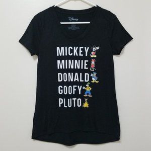 Disney | Mickey Minnie V-Neck Graphic Tee S